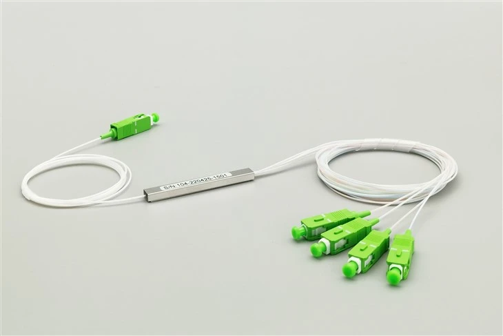 Répartiteur de fibre PLC 1 × 4 SC APC, mini module